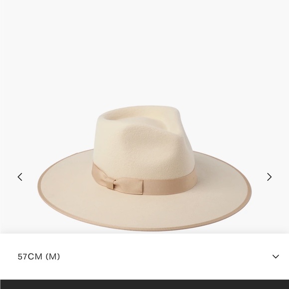 Lack of Color Wool felt hat. New!! Very light Tan. - Picture 2 of 7